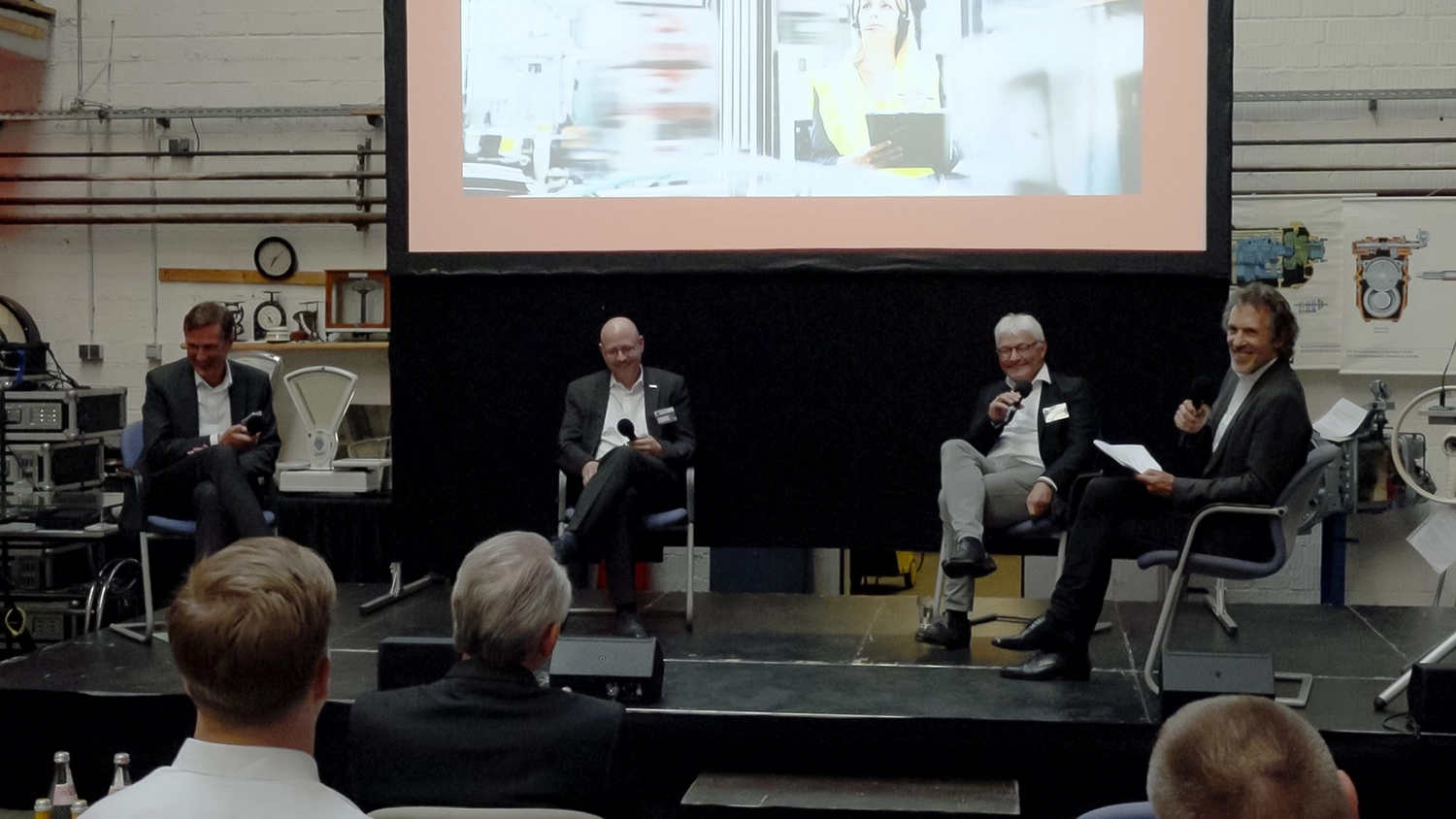 Panel-Talk auf einer Infoveranstaltung der FTK Kassel.